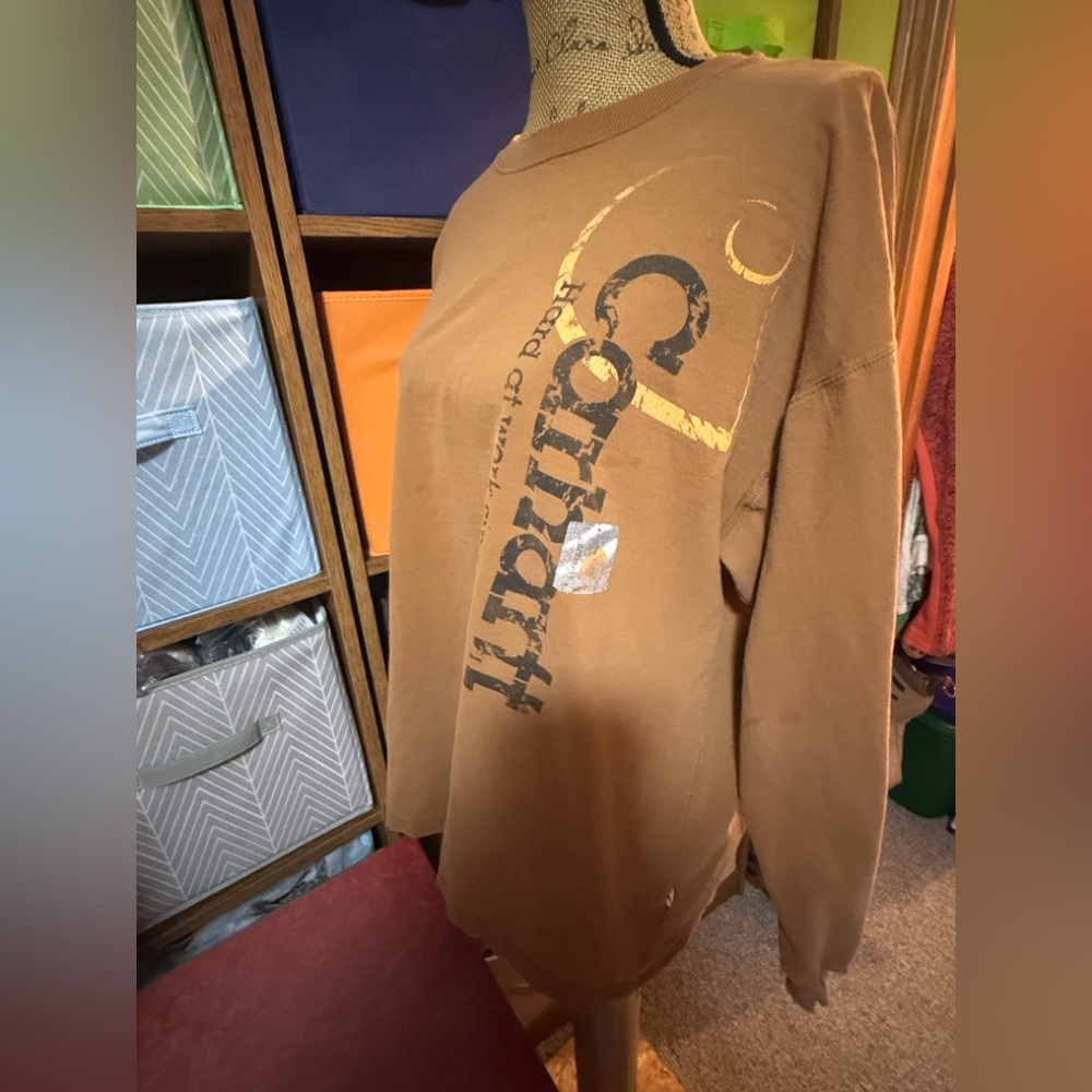 Carhartt Brown and Tan Long-Sleeve Top - Picture 4 of 15